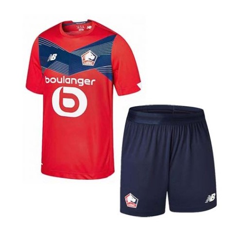 Maillot Football Lille Domicile Enfant 2020-21 Rouge